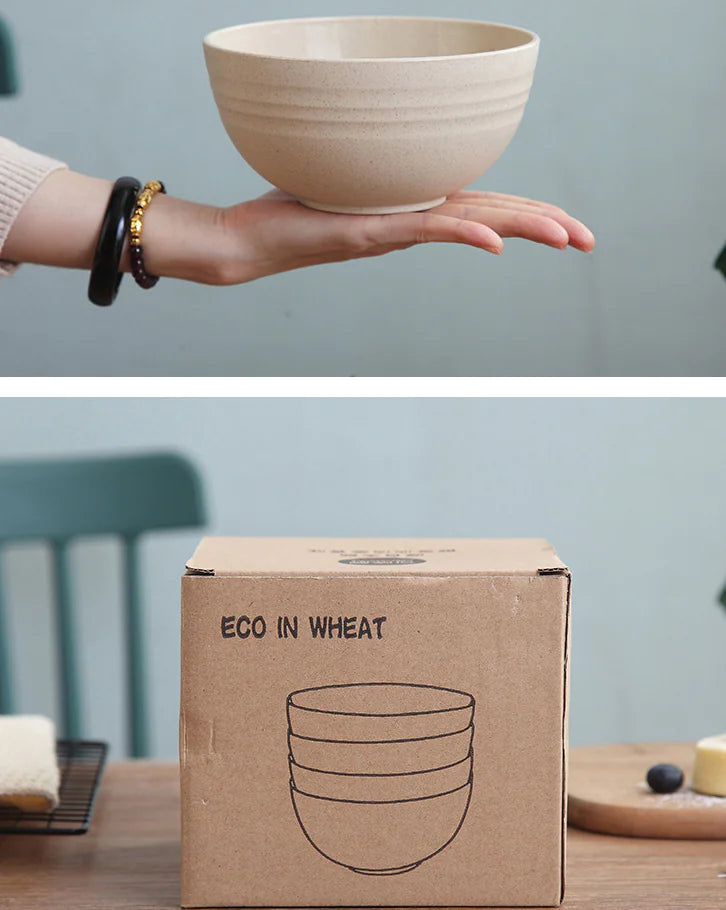 EcoEssence™ Wheat Straw Bowl – Lightweight & Durable for Everyday Use