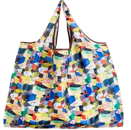 Eco-Friendly Reusable Collapsible Grocery Tote Bag – Large Capacity, 9 Styles