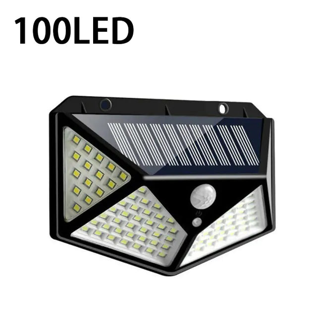 SolarGuard™ Motion Sensor Wall Light – 100 LED, 1200mAh