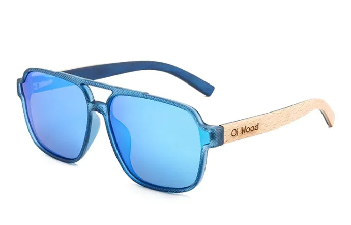 Eco-Friendly Vintage Polarized Wood Sunglasses
