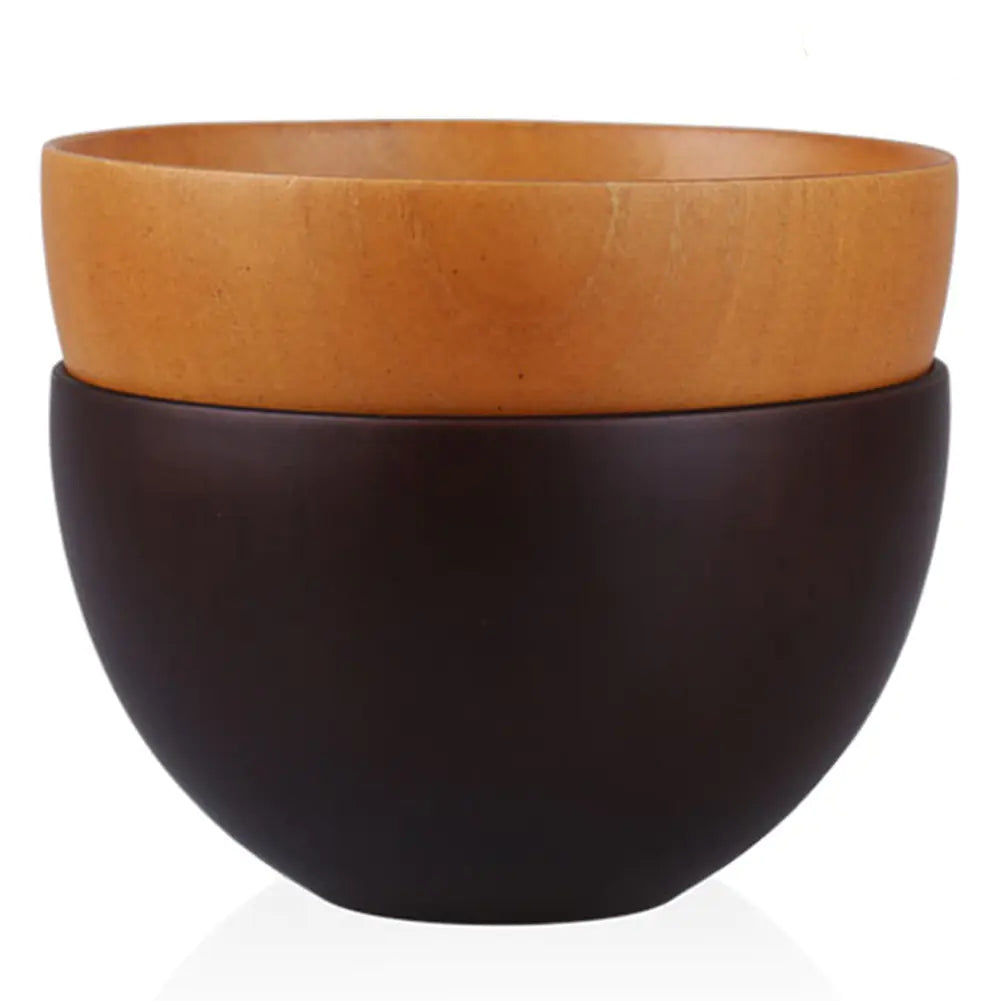 ZenCraft™ Wooden Miso Bowl – Natural Finish (10.7x6.7cm)