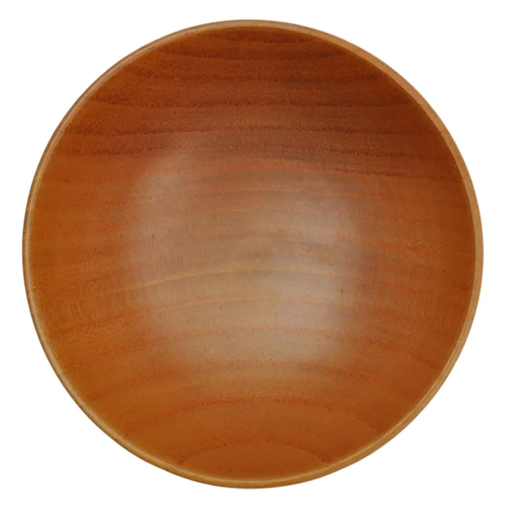 ZenCraft™ Wooden Miso Bowl – Natural Finish (10.7x6.7cm)
