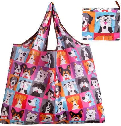 Eco-Friendly Reusable Collapsible Grocery Tote Bag – Large Capacity, 9 Styles