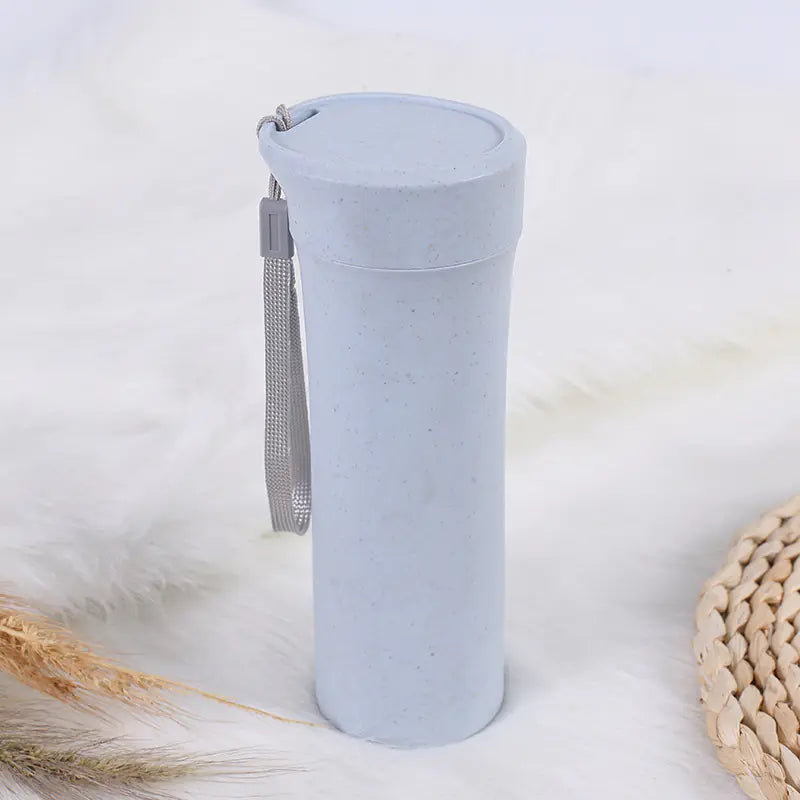 EcoSip™ Wheat Straw Travel Cup – 400–500ml (Student Edition)