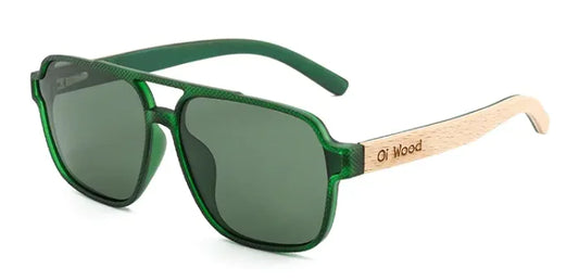 Eco-Friendly Vintage Polarized Wood Sunglasses