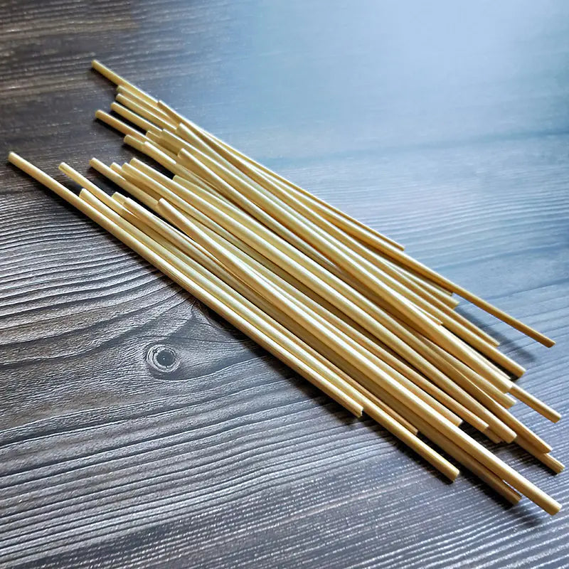 EcoSip™ – 100-Pack Biodegradable Wheat Drinking Straws