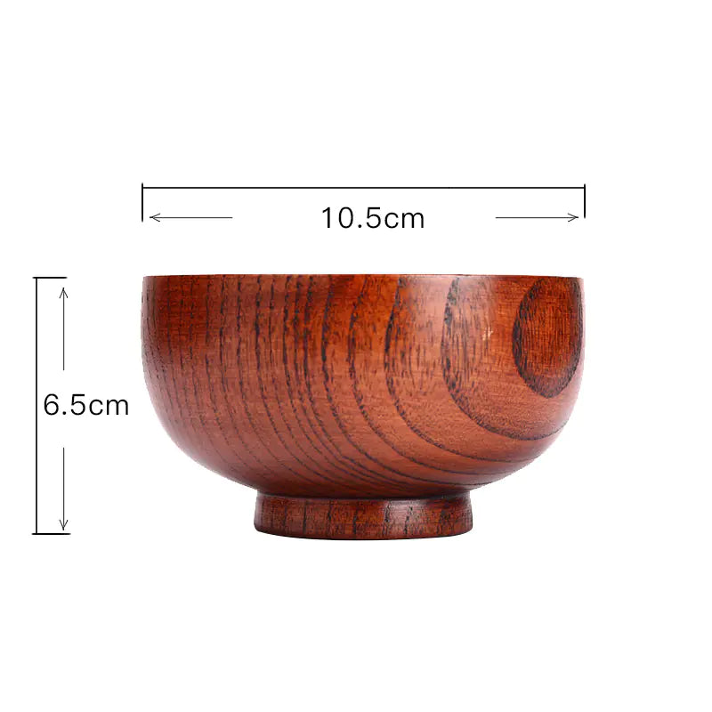 RusticWood™ Eco-Friendly Natural Wooden Bowl – Handcrafted for Dining & Decor